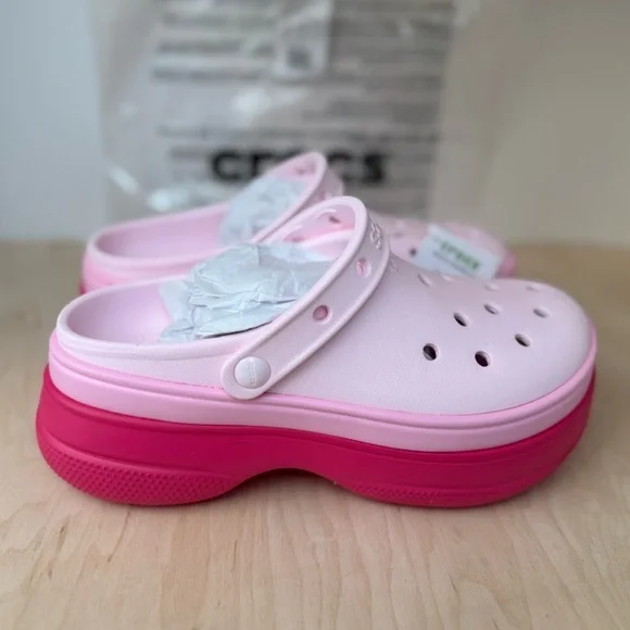 NWT CROCS Classic Stacked Clog - W8/M6 - Picture 1 of 7